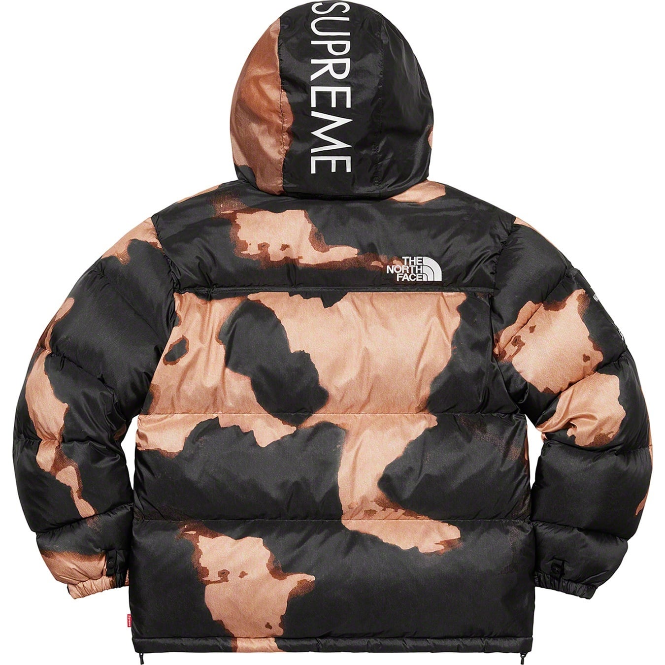 Supreme®/The North Face® Bleached Denim Print Nuptse Jacket view 6